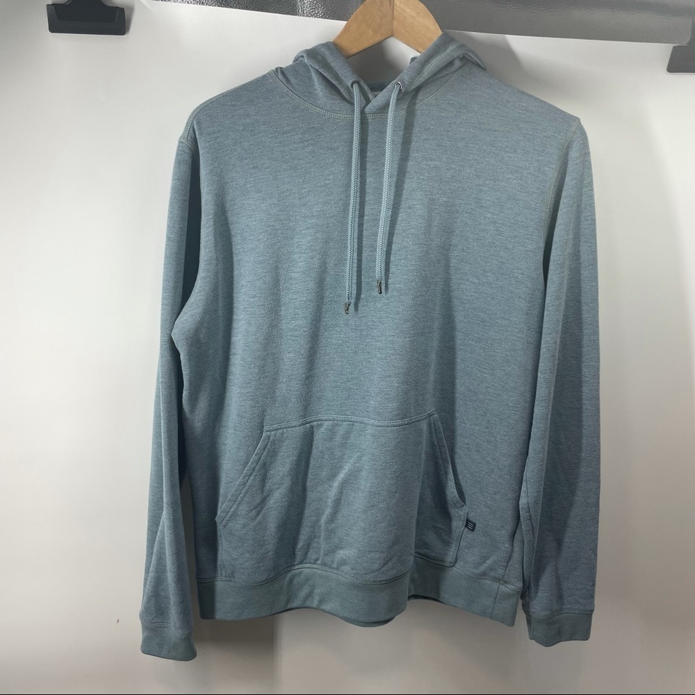 Free Fly | Blue Performance Bamboo Blend Hoodie Medium
